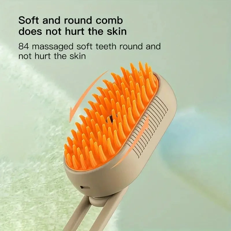 Pet Cleaning Spray Comb, Pet Undercoat Hair Removal Slicker Brush For