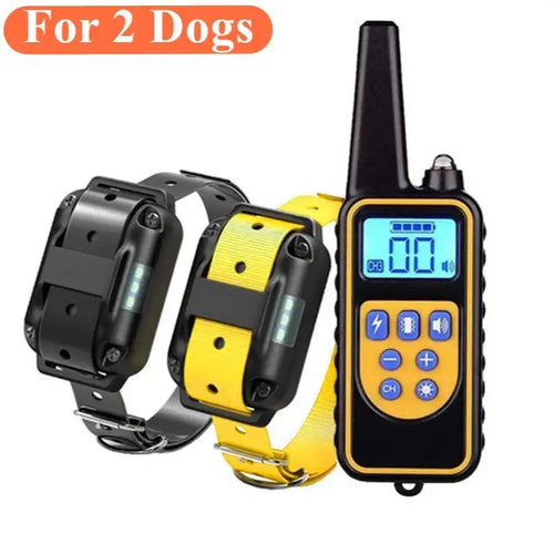 Electric Dog Training Collar Waterproof Dog Bark Collar Pet With