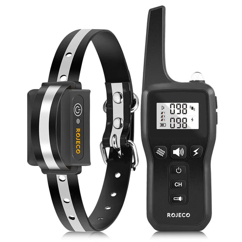 ROJECO 1000m Electric Dog Training Collar Remote Control Training