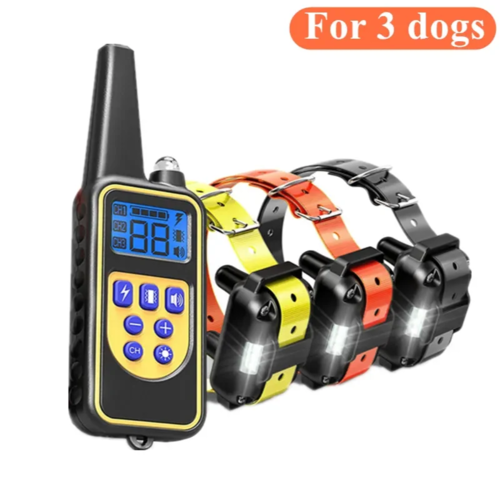 Electric Dog Training Collar Waterproof Dog Bark Collar Pet With