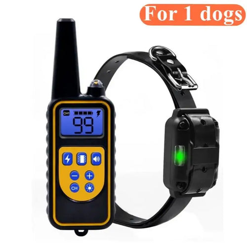 Electric Dog Training Collar Waterproof Dog Bark Collar Pet With