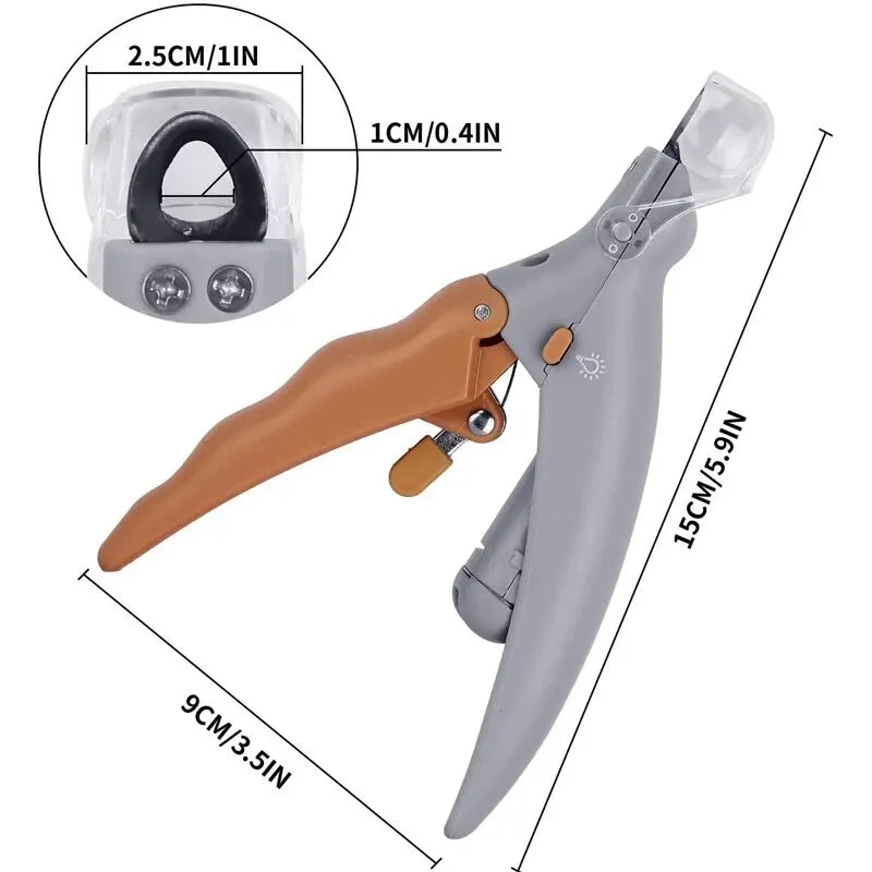 Pet Nail Clipper with LED Light Dog Cat Special Nail Clipper