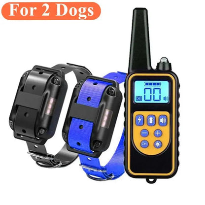 Electric Dog Training Collar Waterproof Dog Bark Collar Pet With