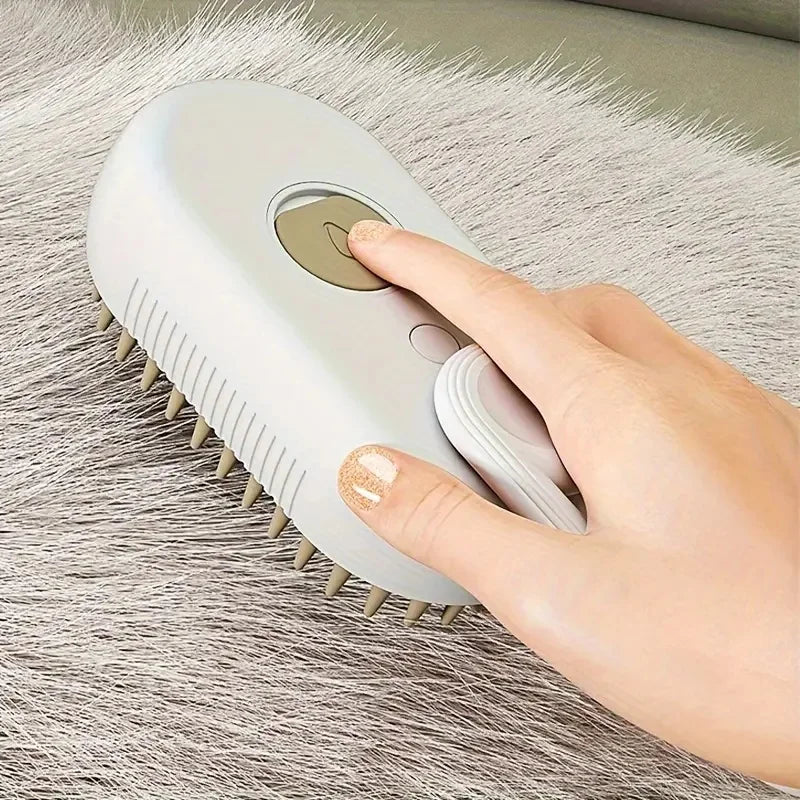 Pet Cleaning Spray Comb, Pet Undercoat Hair Removal Slicker Brush For