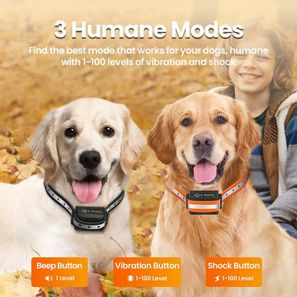 ROJECO 1000m Electric Dog Training Collar Remote Control Training