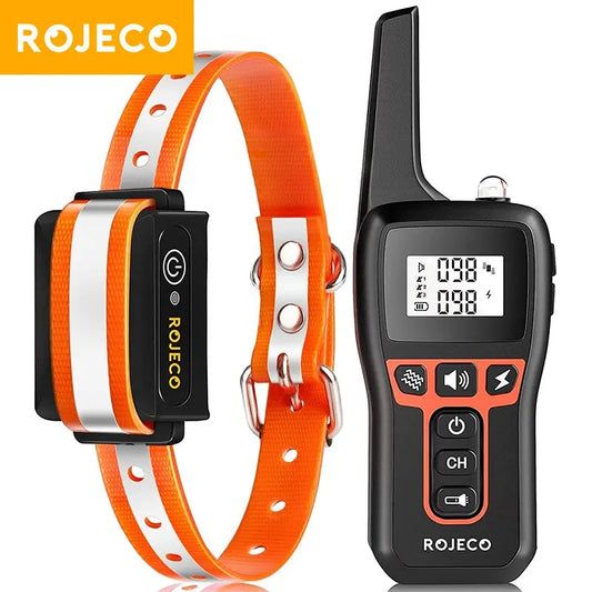 ROJECO 1000m Electric Dog Training Collar Remote Control Training