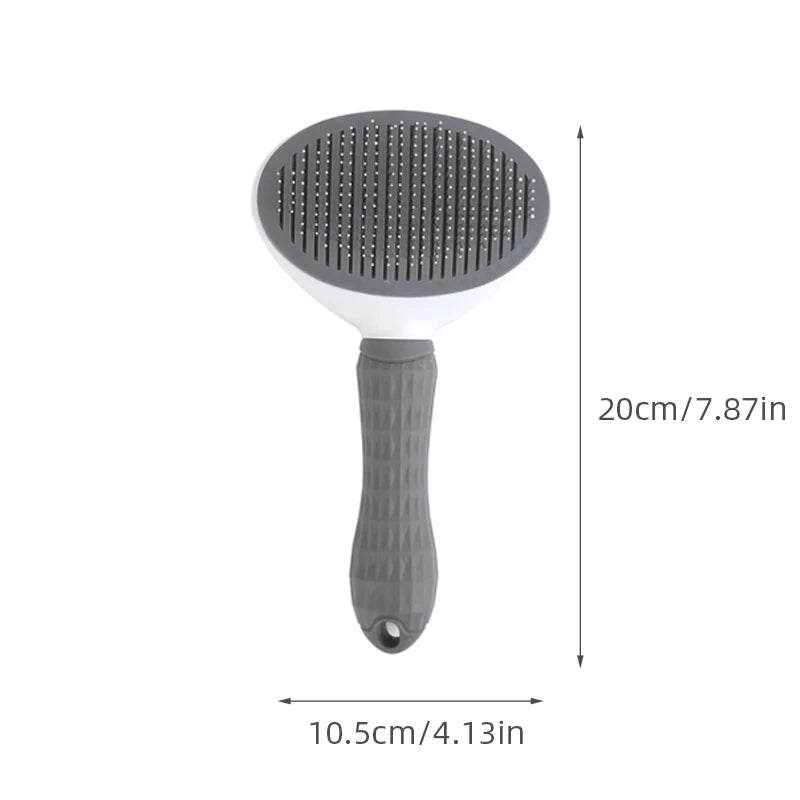 Pet Hair Removal Brush Dog Hair Comb Stainless Steel Automatic Hair