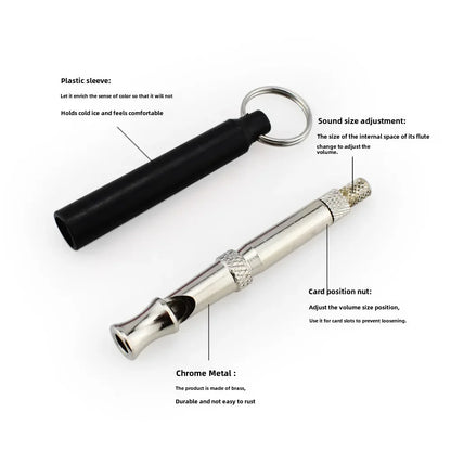 Pet training whistle, adjustable ultrasonic dog