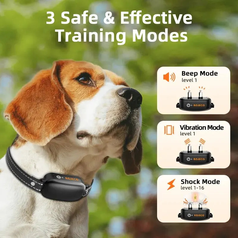 ROJECO Electric Dog Training Collar Digital Rechargeable Remote