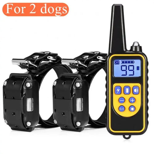 Electric Dog Training Collar Waterproof Dog Bark Collar Pet With