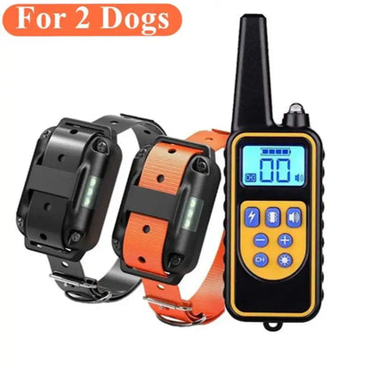 Electric Dog Training Collar Waterproof Dog Bark Collar Pet With