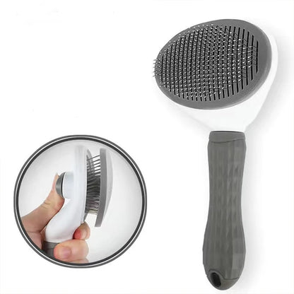 Pet Hair Removal Brush Dog Hair Comb Stainless Steel Automatic Hair